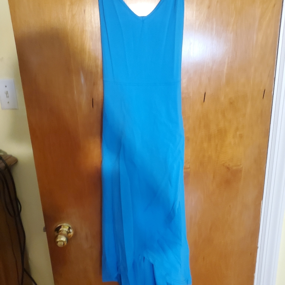 Blue racerback dress-Medium